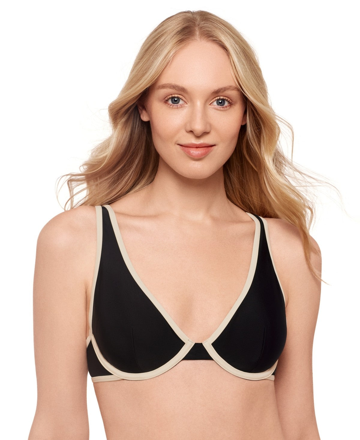 Salt + Cove Size XS Plunge Underwire Bikini Top
