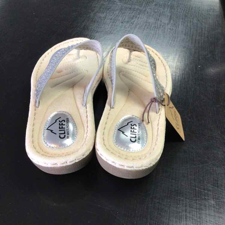 Cliffs Shoe Size 10 Silver Comate wedge Sandals NWT