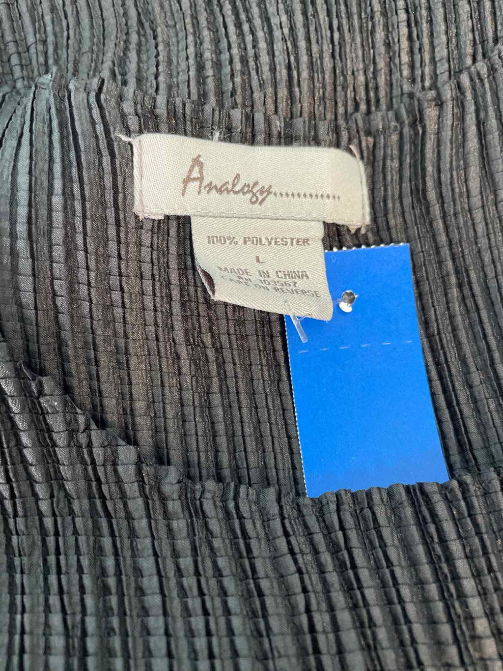 Analogy Size L Black Sleeveless