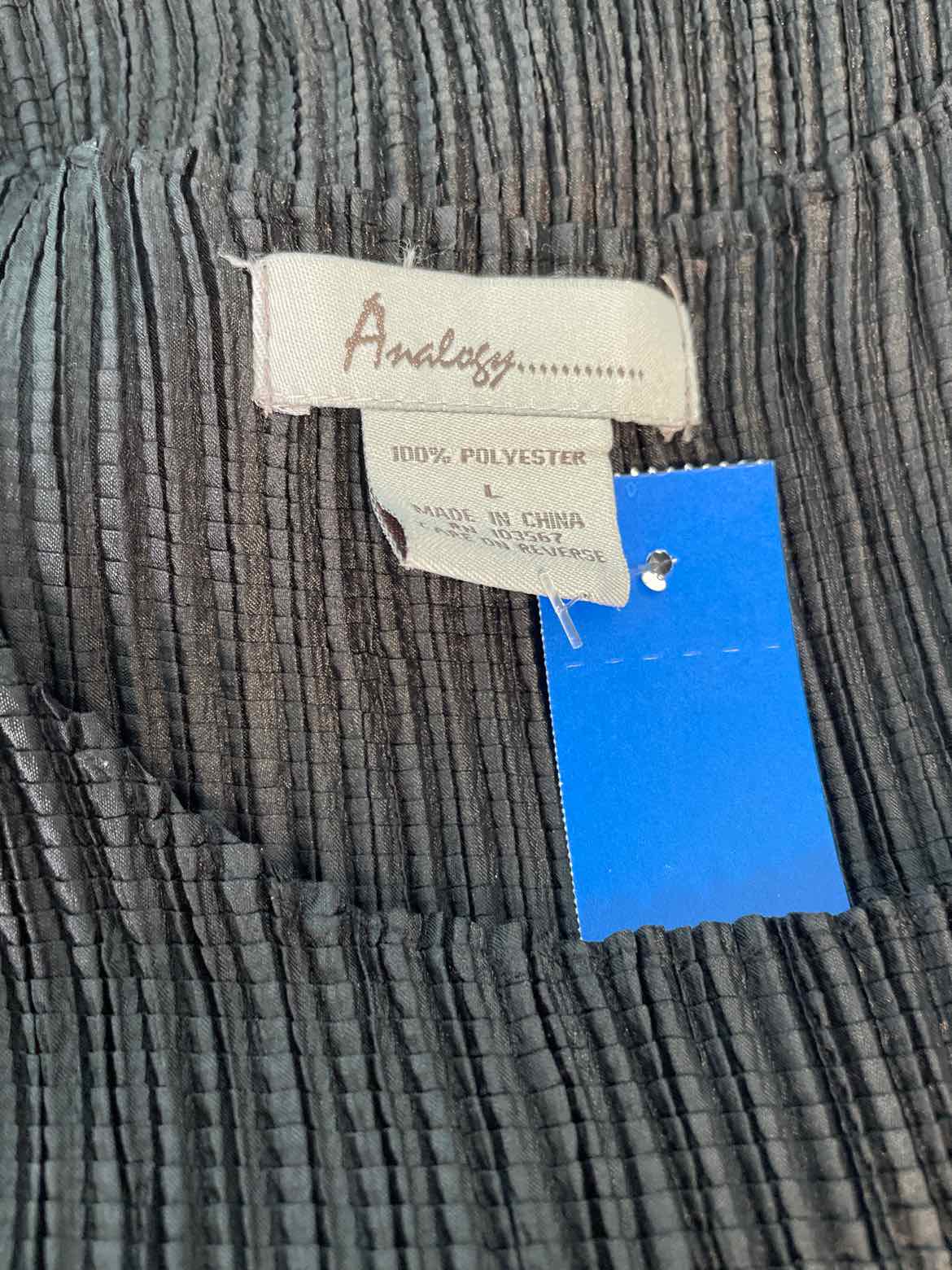 Analogy Size L Black Sleeveless