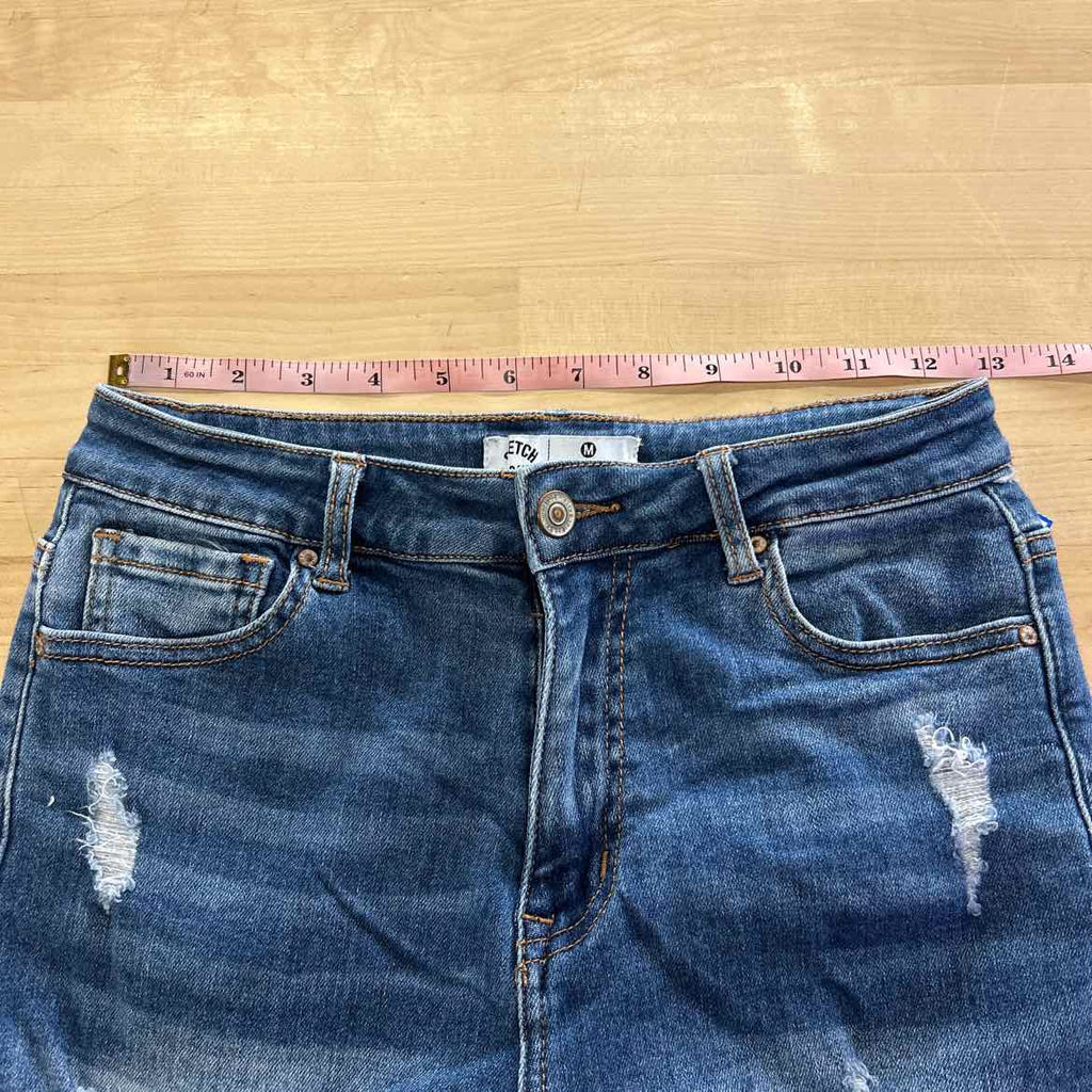 Wax Jean Women Size M Blue Denim Preloved Shorts