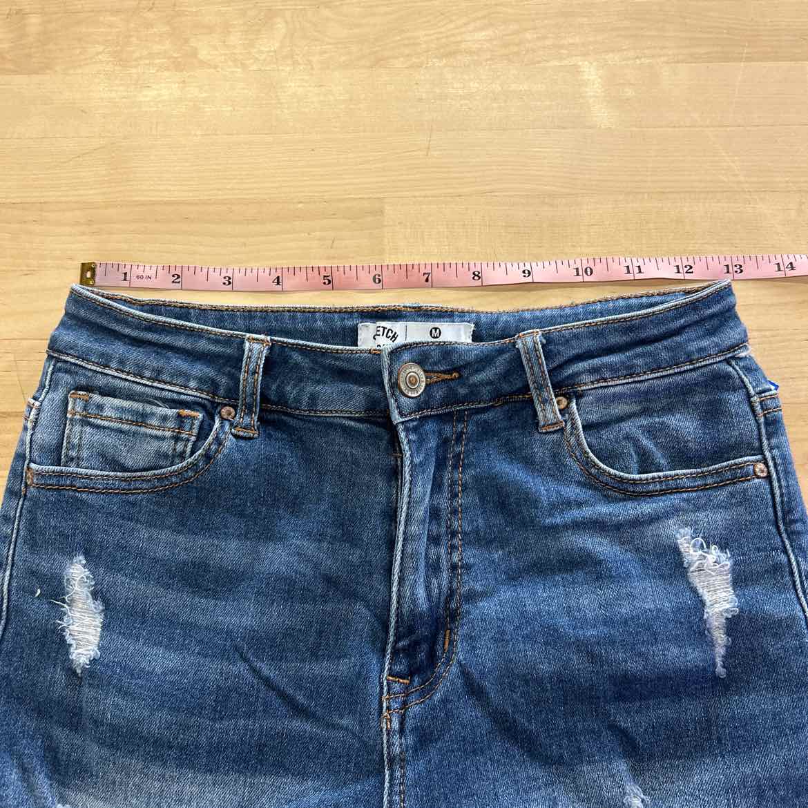 Wax Jean Women Size M Blue Denim Preloved Shorts
