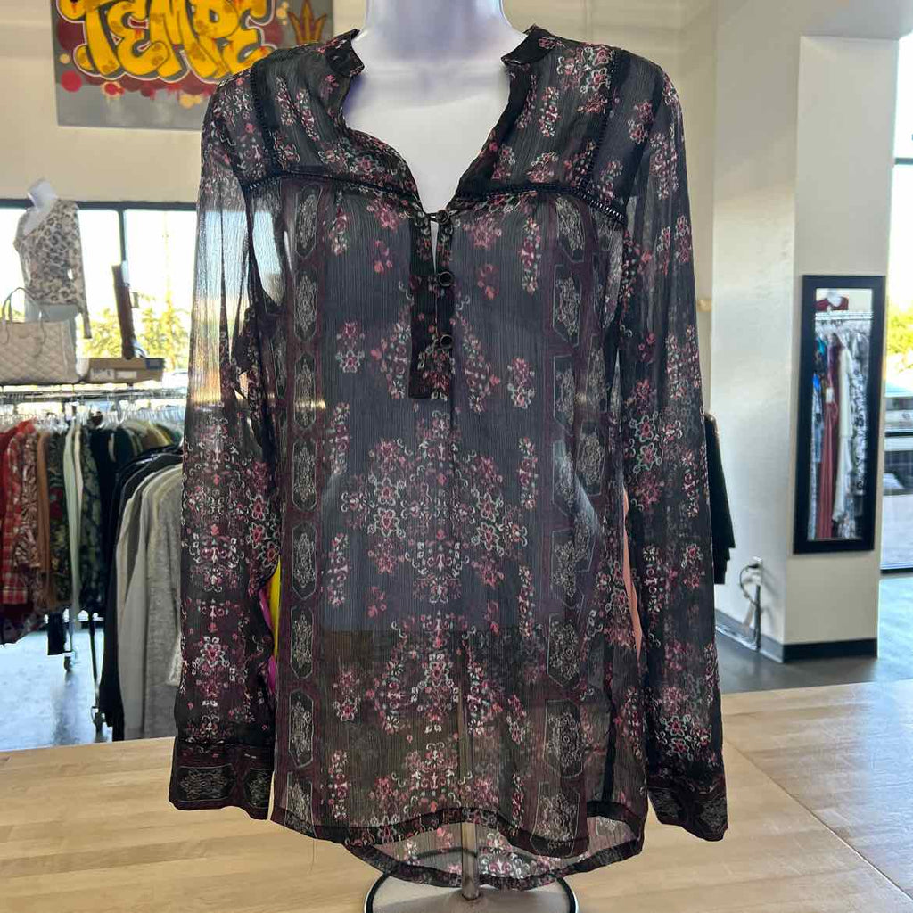 Maurices Size S Gray/purple Longsleeve