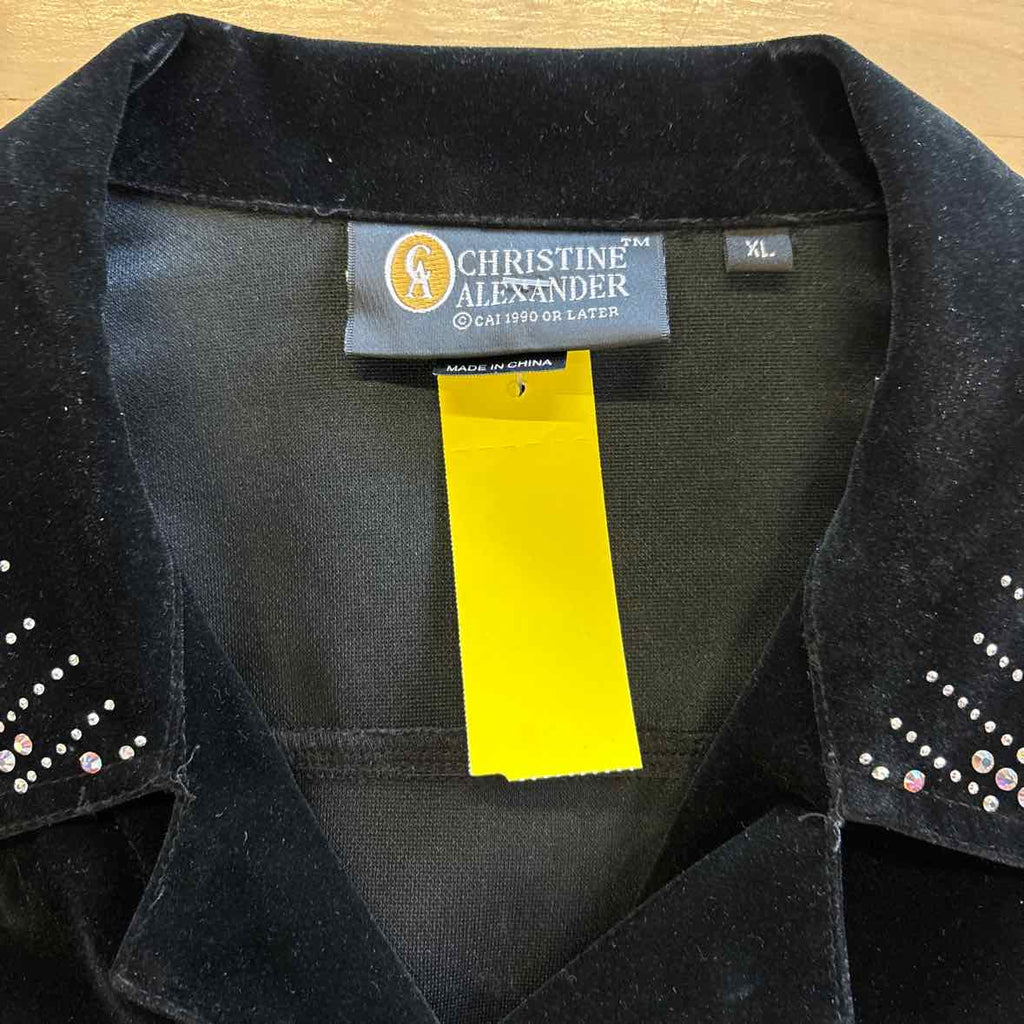 Christine Alexander Size XL Black Jacket