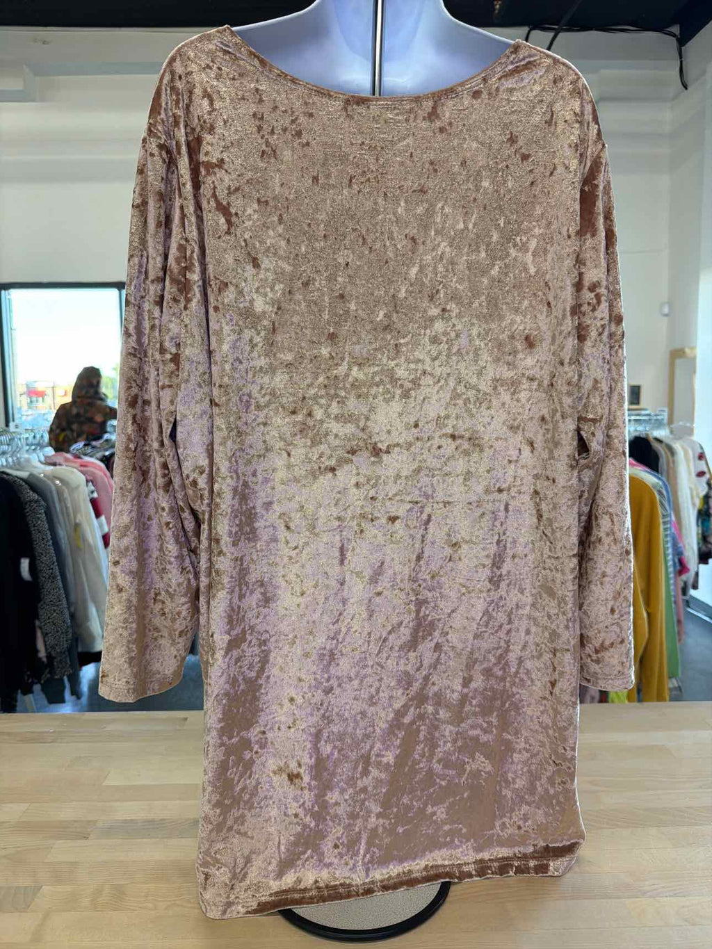 Slinky Brand Size 3X Pink Long Sleeve