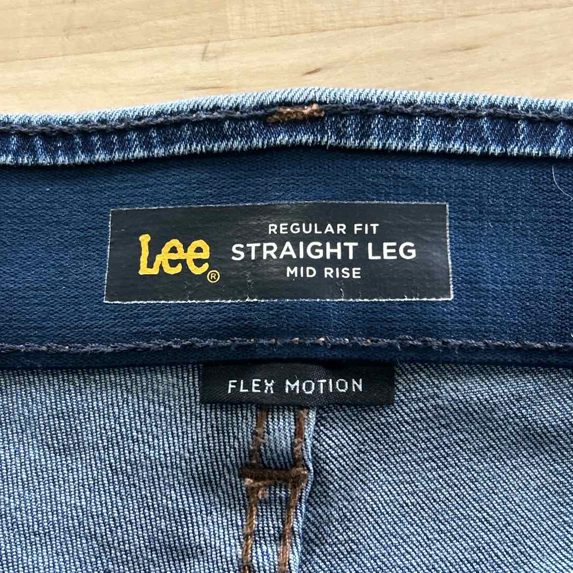 lee Size 16 Blue Denim Preloved Jeans