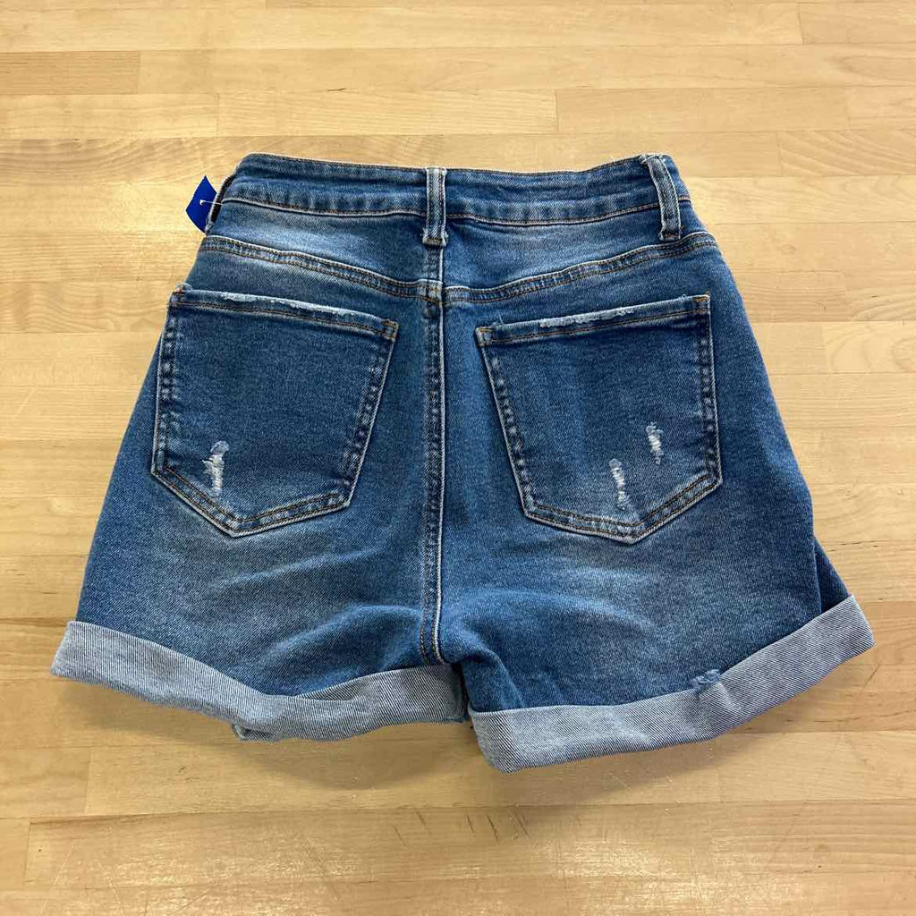 Wax Jean Women Size S Blue Denim Preloved Shorts