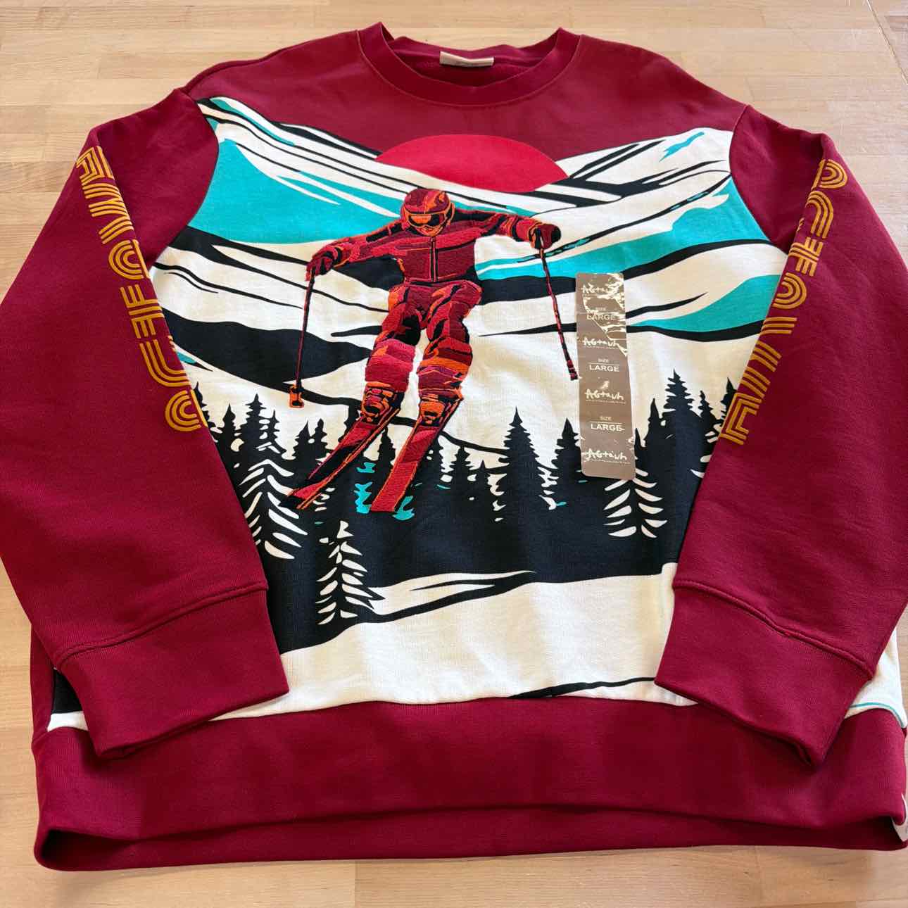AGTAWH Size L Red New MENS Sweatshirt