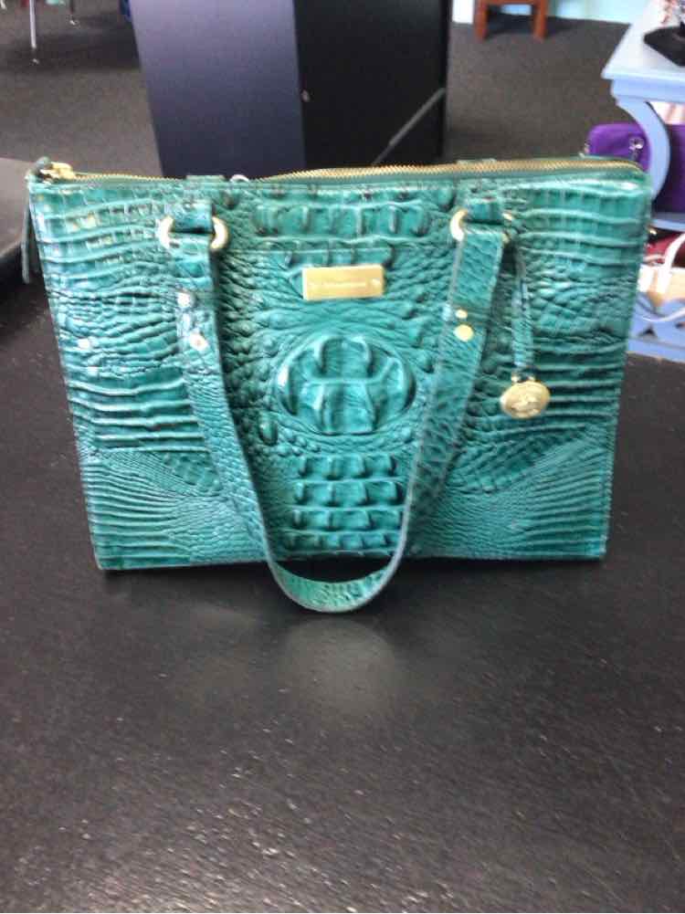 Brahmin Teal Handbag