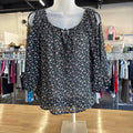 Charlotte Russe Size M Black Blouse