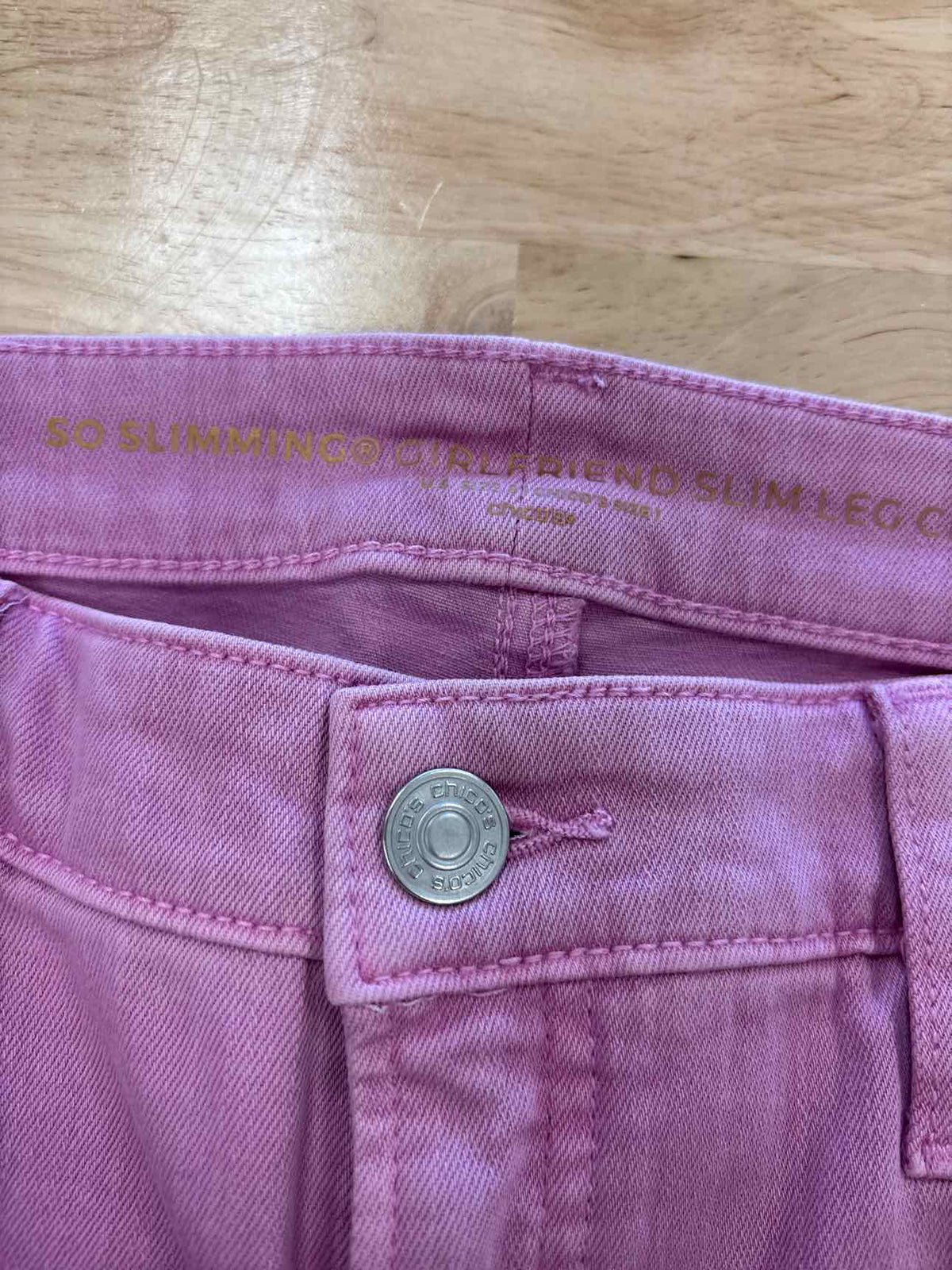 Chico's Size 1 Rose Denim Jeans