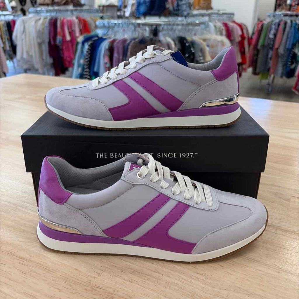 alizernatur Size 9 Naturalizer Lorena Women's Shoes Iced Lilac Fabric & Suede