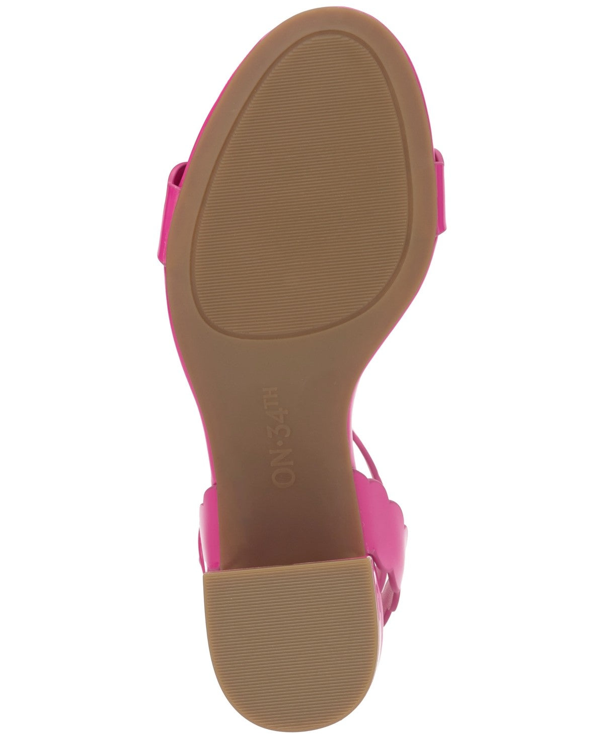 On 34th Size 8 On 34th Women's Pathina Scalloped Block Heel Sandals
