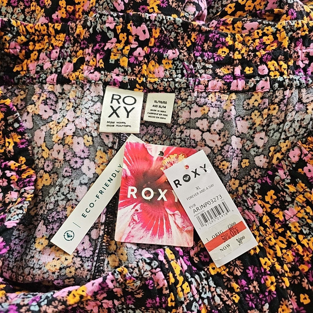 Roxy Size XL Pink Pants NWT
