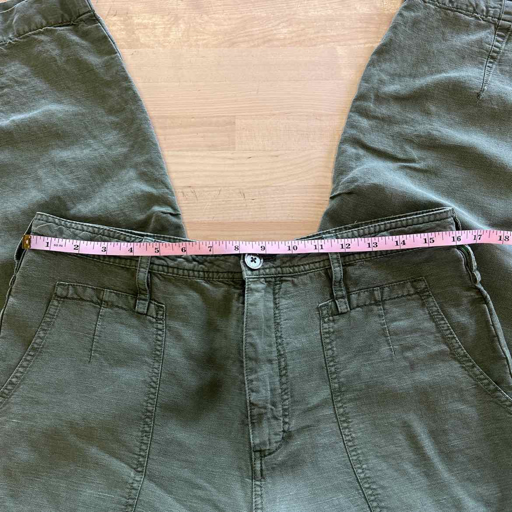 Anthropologie Size 10 Green Preloved Pants