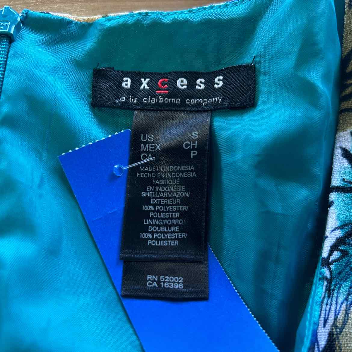 Axcess Size S Blue Dress