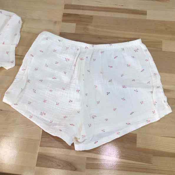 H&M Size S Off White Preloved 2 pc Dress Set