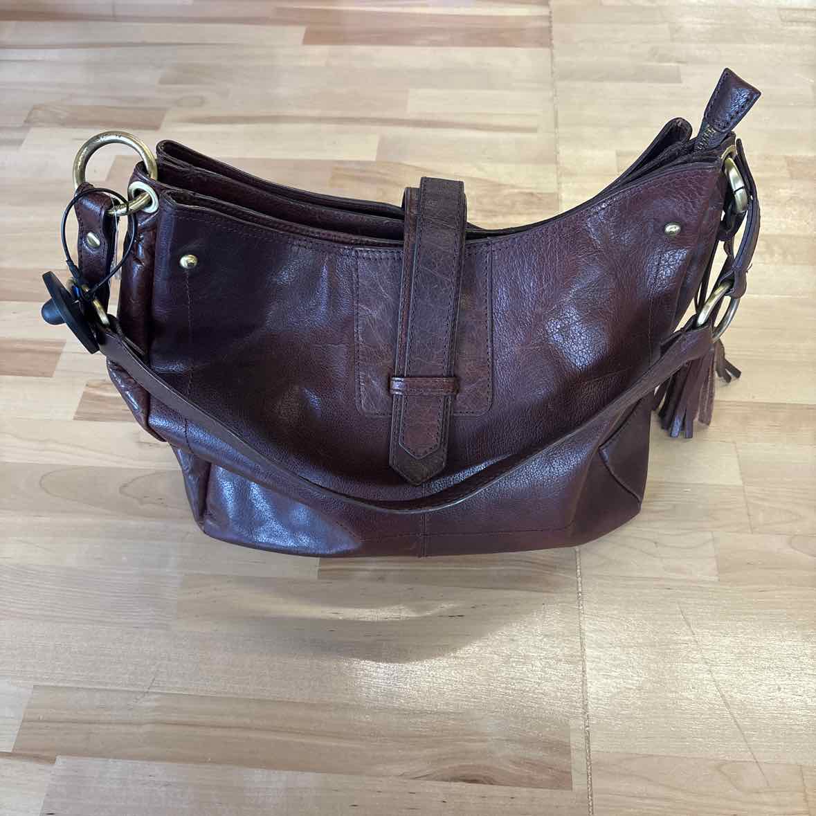 Diba True Brown Leather Handbag