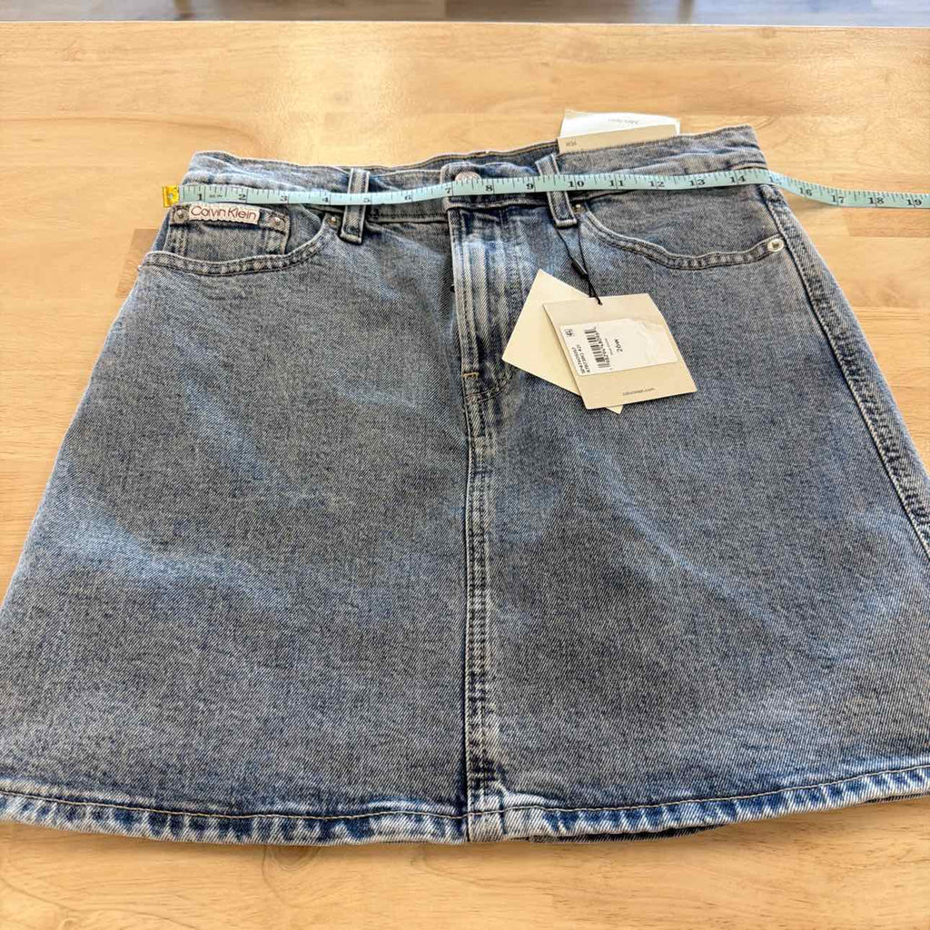 Calvin Klein Size 26 Blue New Skirt
