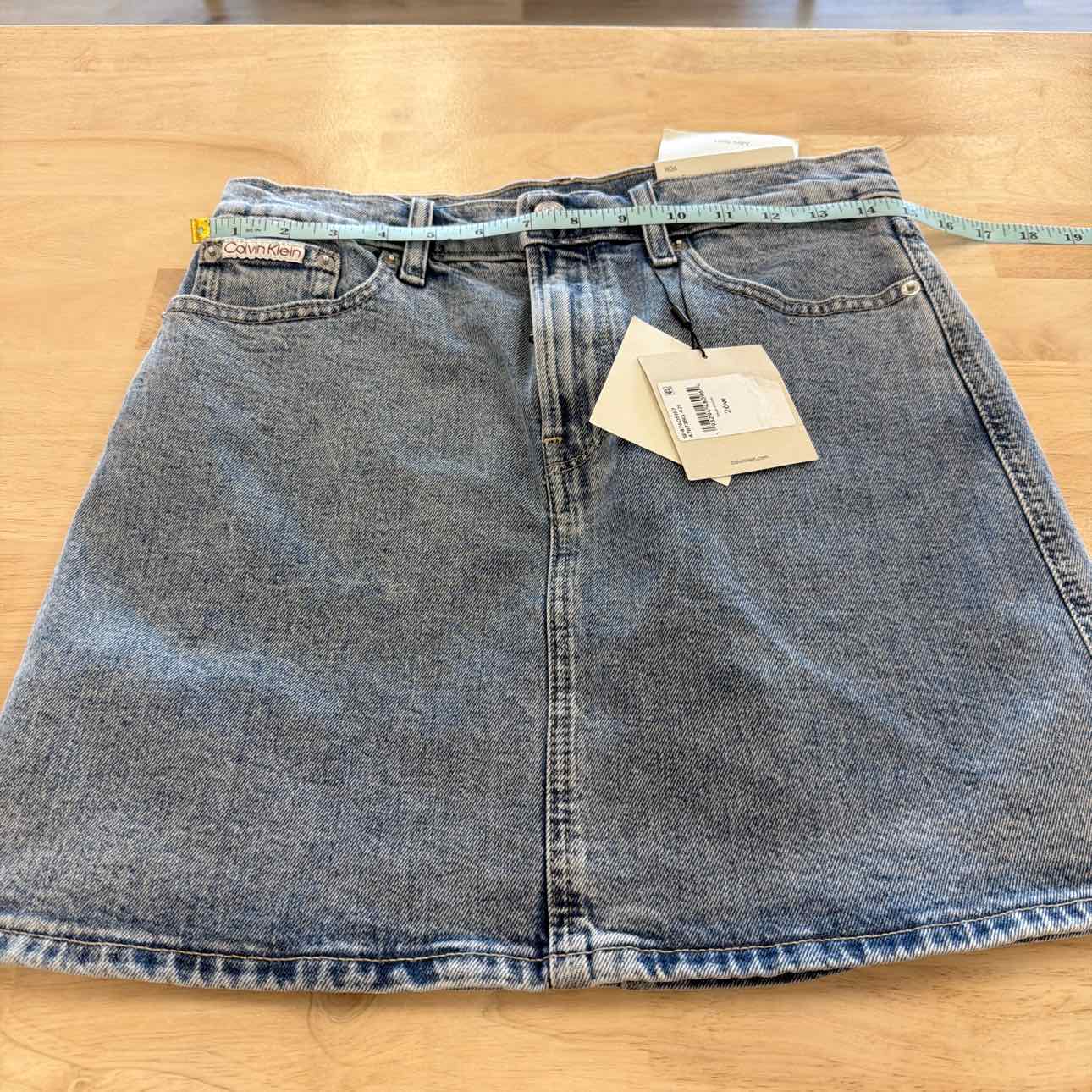 Calvin Klein Size 26 Blue New Skirt