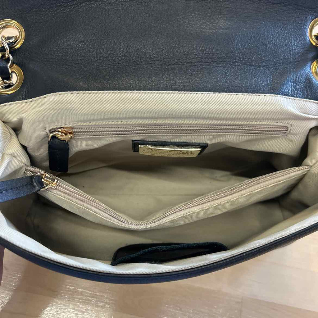 Valentino Black Leather Preloved Handbag