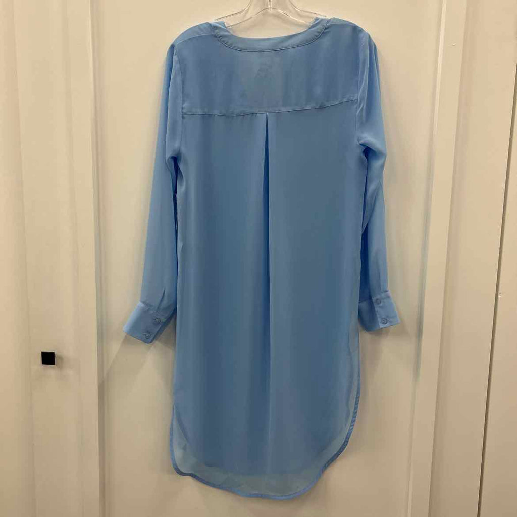 Bar III Size M Blue Button Down Shirt