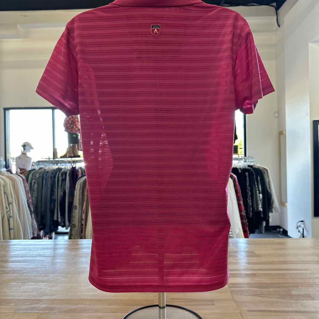 Antigua Size M Pink Polo