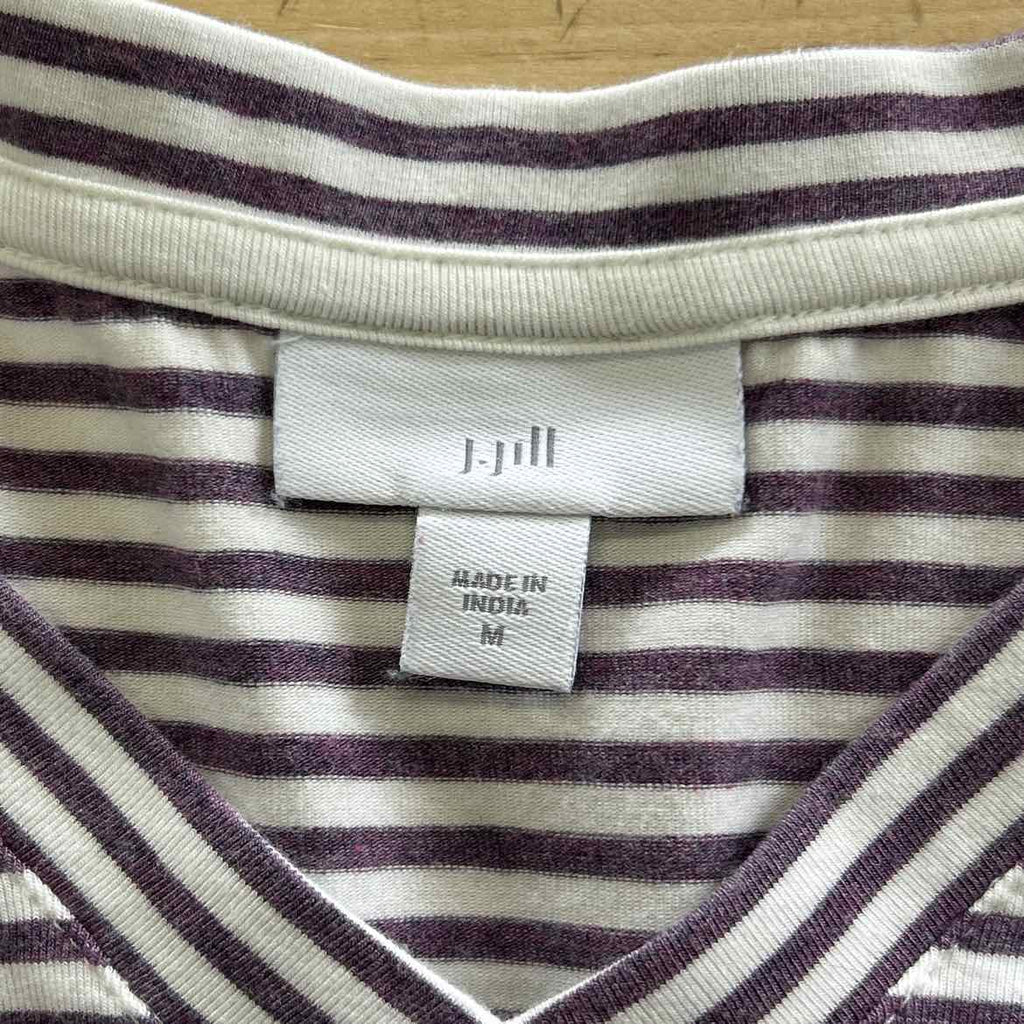 J Jill Size M Purple Preloved T-Shirt SS