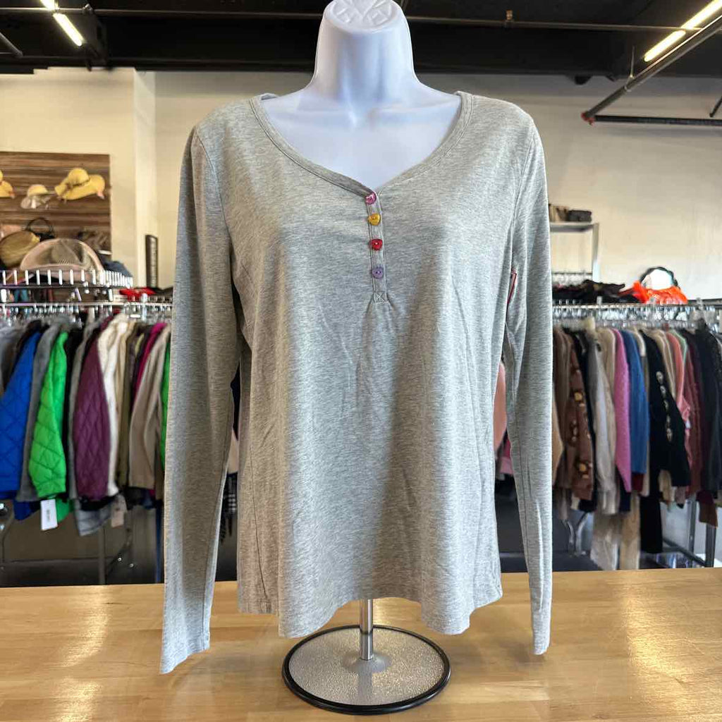 Candace Cameron Bure Size S Gray Shirt