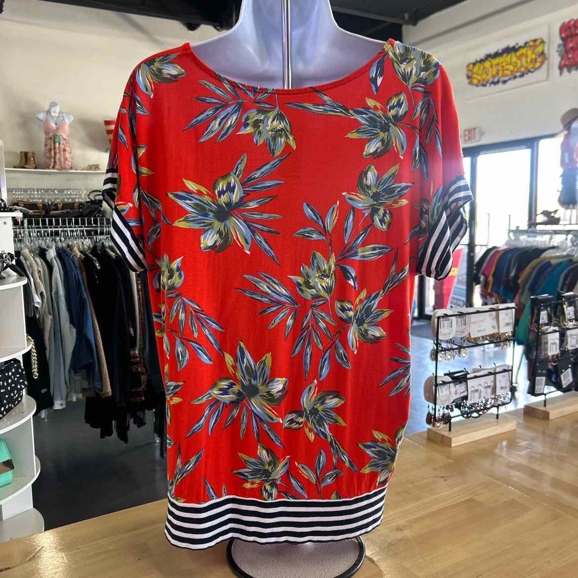 venus Size M Orange Preloved Blouse SS