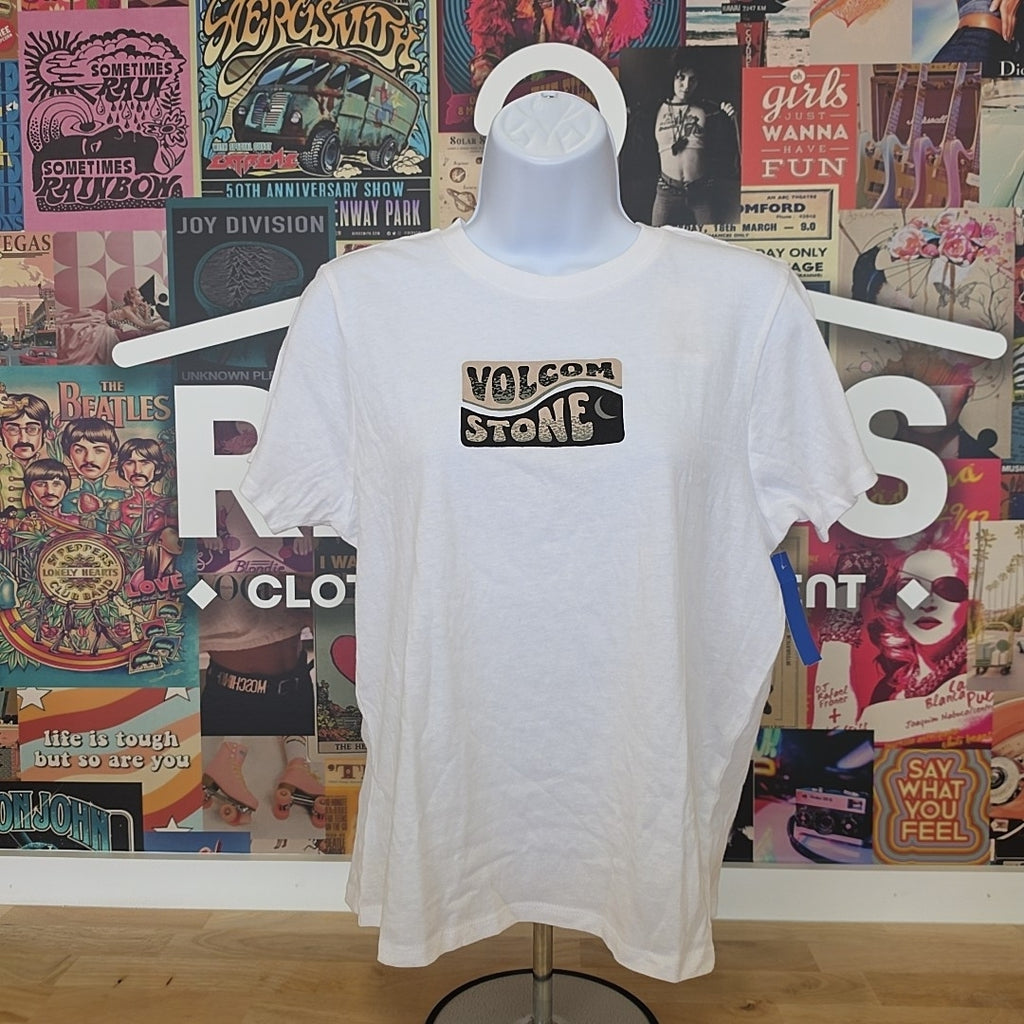 Volcom Size XL  Moon Baby Graphic Logo Short-Sleeve T-Shirt