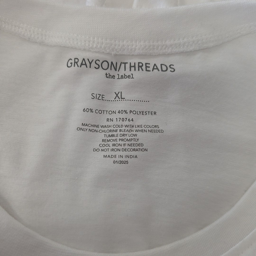 Grayson Threads Size XL Mykonos Relaxed Graphic T-Shirt