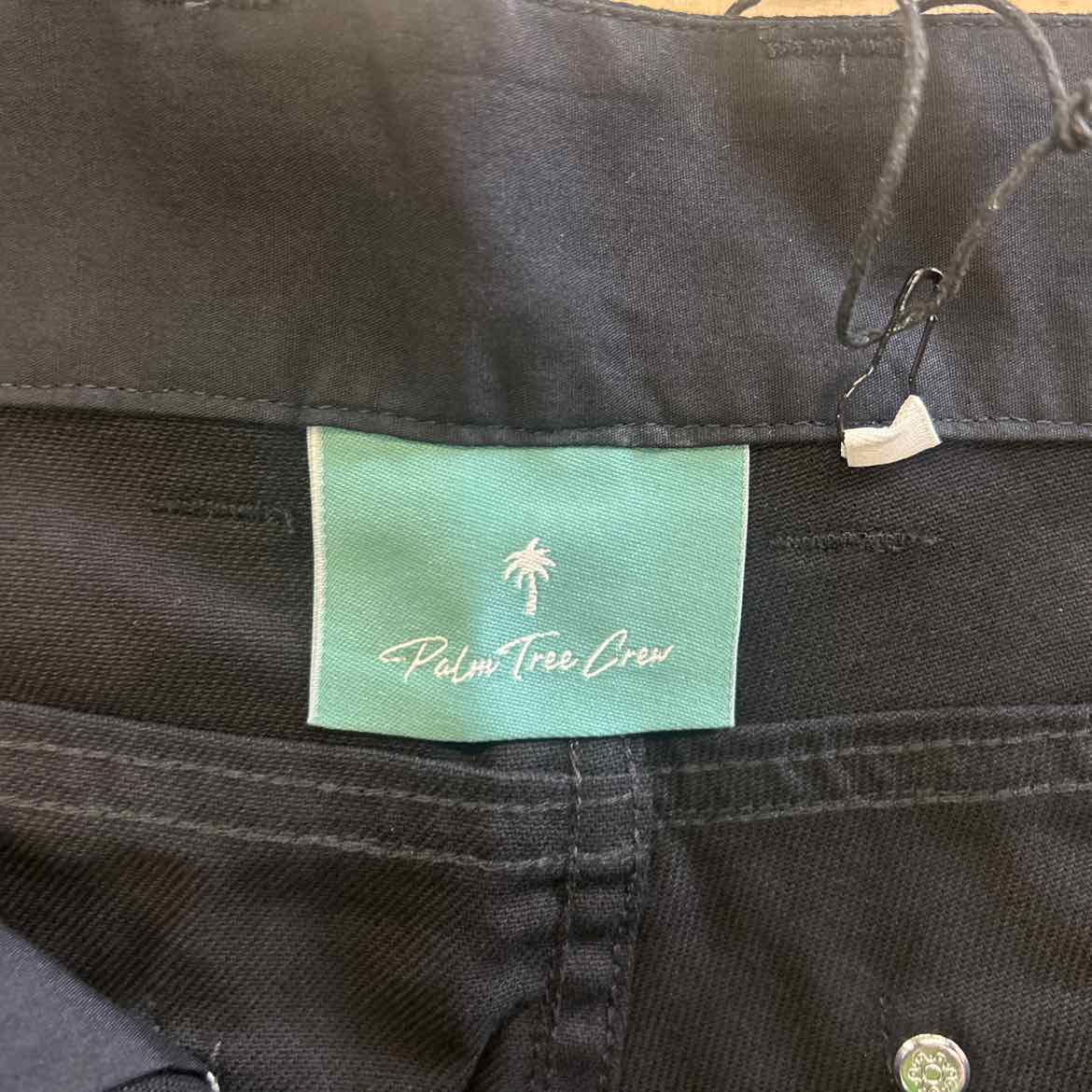 Palm Tree Crew Size 30 Black Preloved Jeans