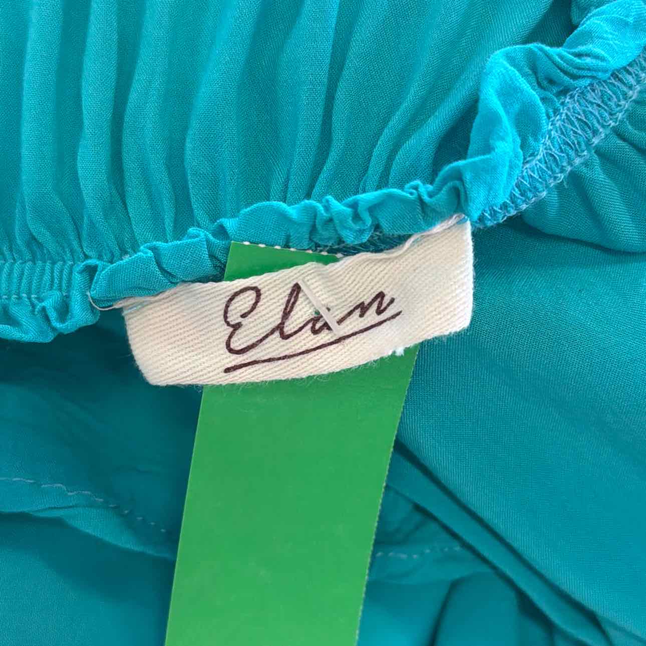 Elan Size OS Blue Preloved Blouse LS