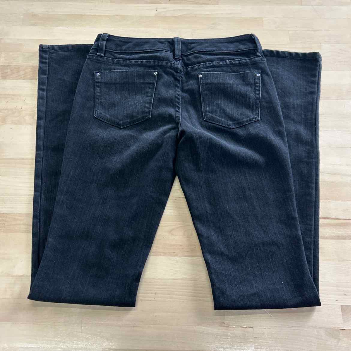 White House Black Market Size 0 Black Denim Preloved Jeans
