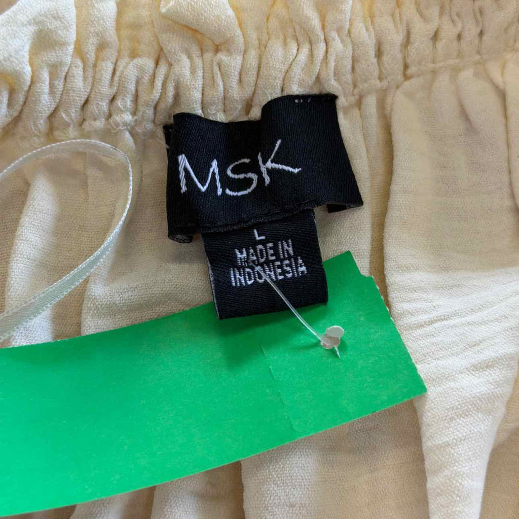 Womens MSK Off the Shoulder Ruffle Blouse