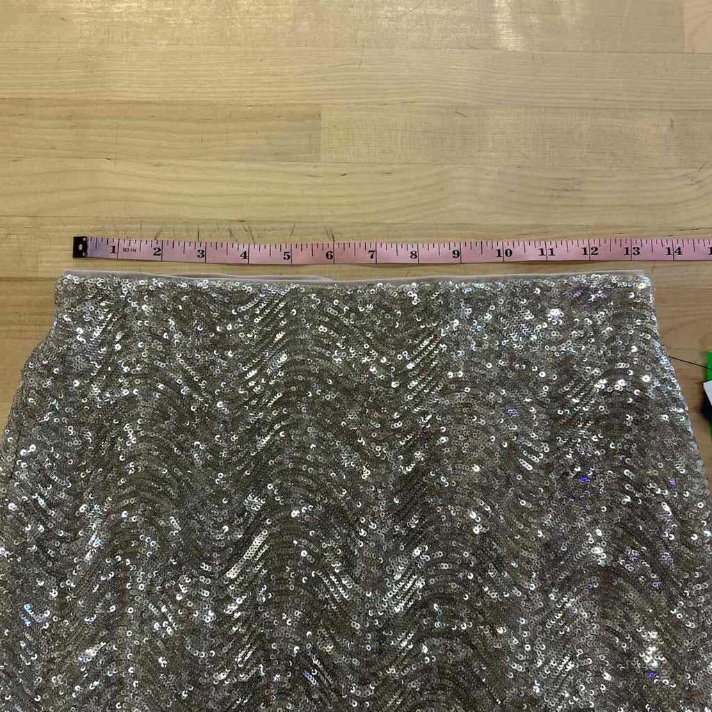 Muse Women's Sequin-Pattern Pencil Skirt - Champagnemuse