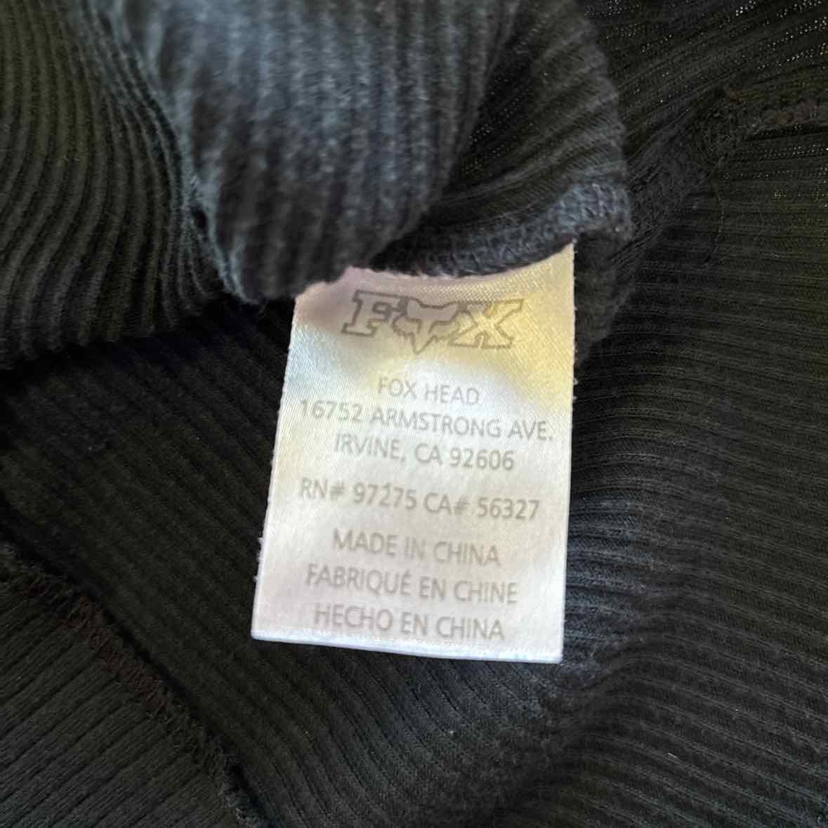 fox Size S Black Preloved Tank