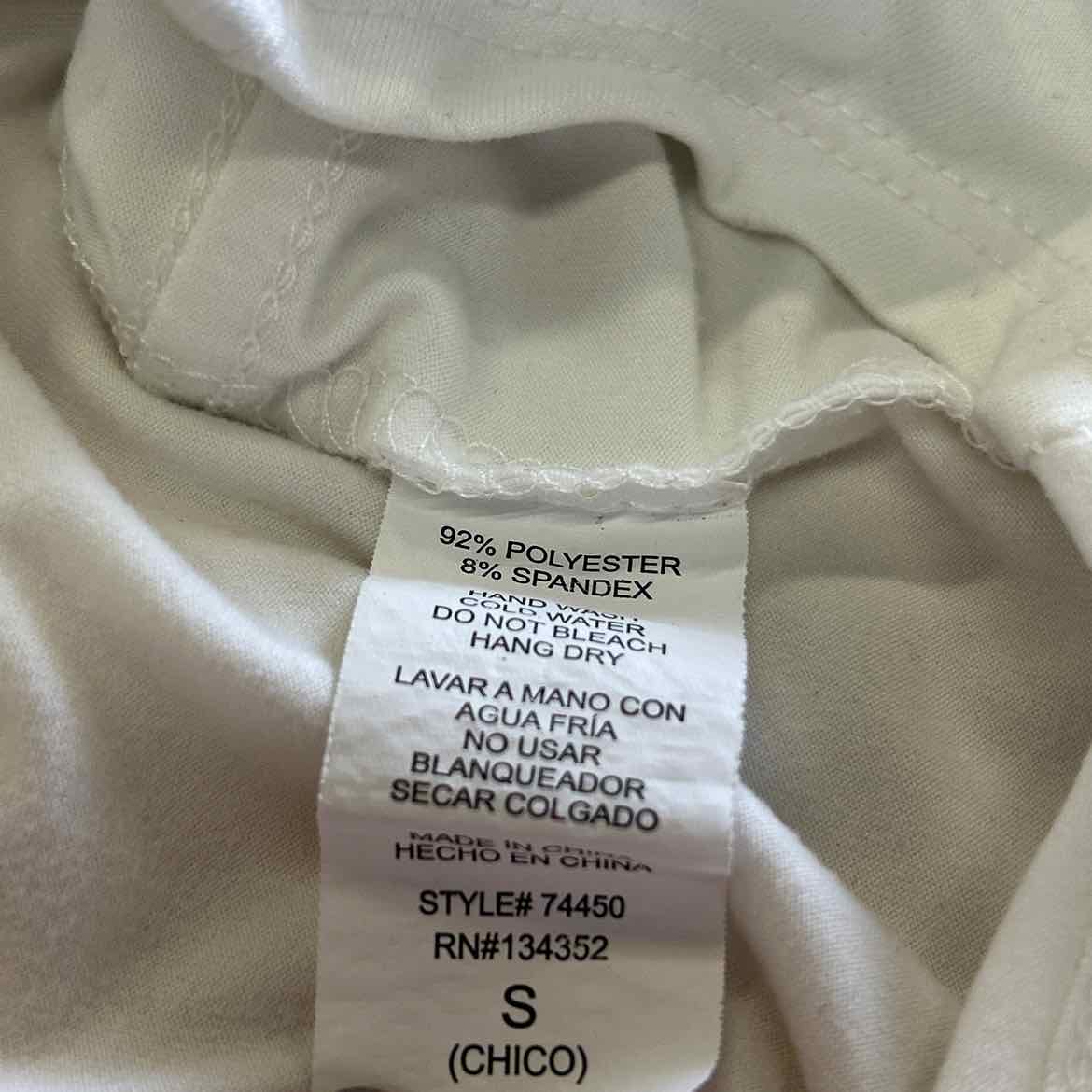 Ambiance Size S White Preloved Blouse LS