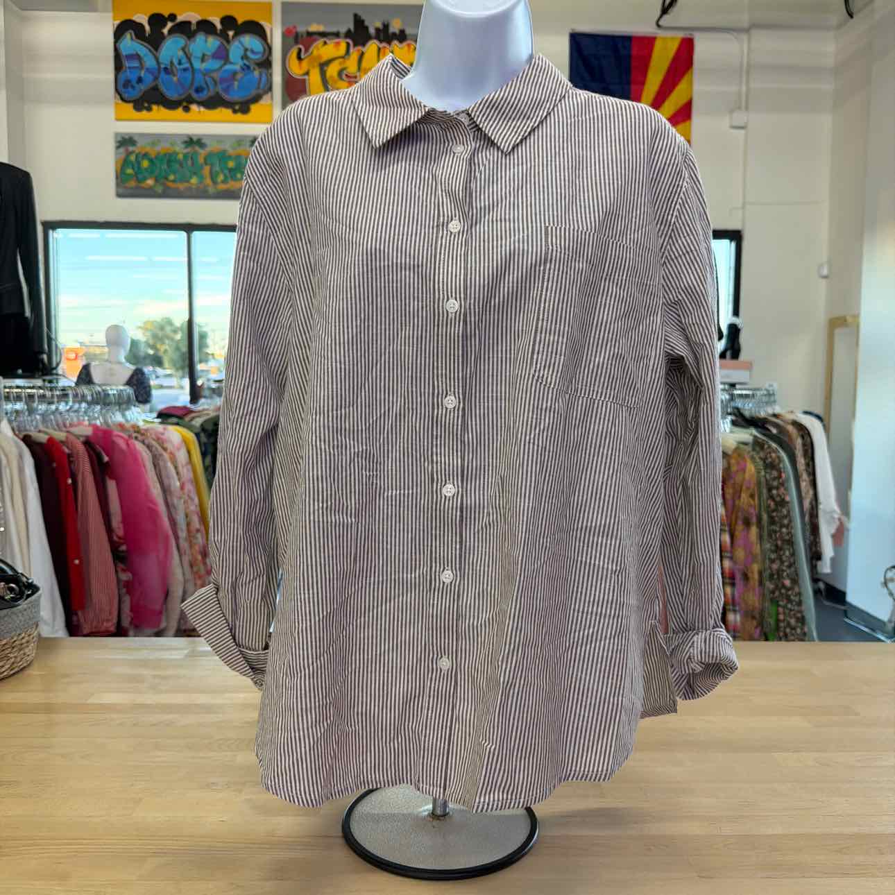 Lucky Brand Size L Tan New Sweater