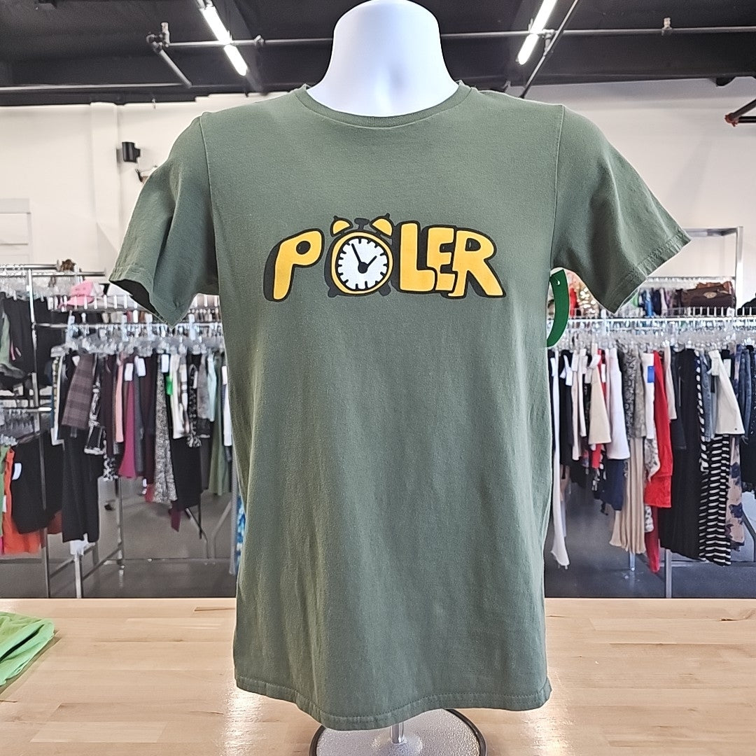 Poler Men's Size S Green MENS T-shirt