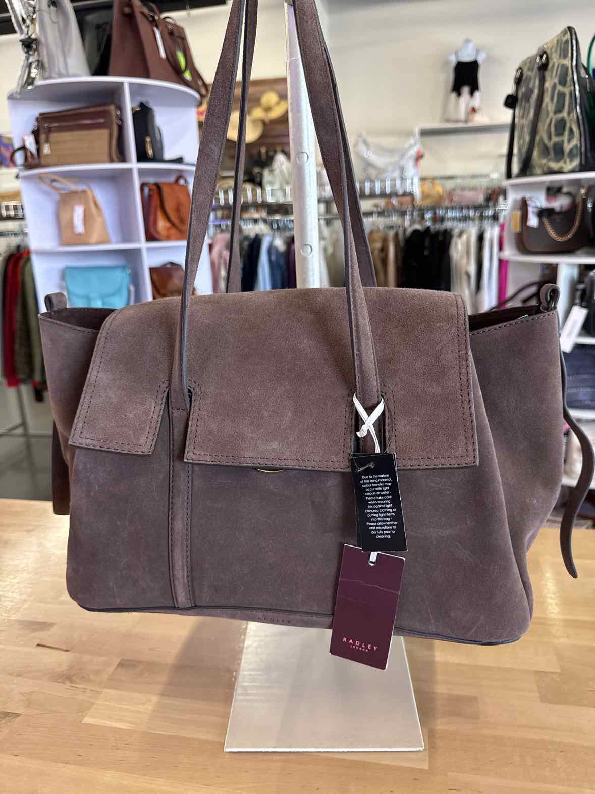 Radley the Chancery Suede Medium Flapover Shoulder Bag