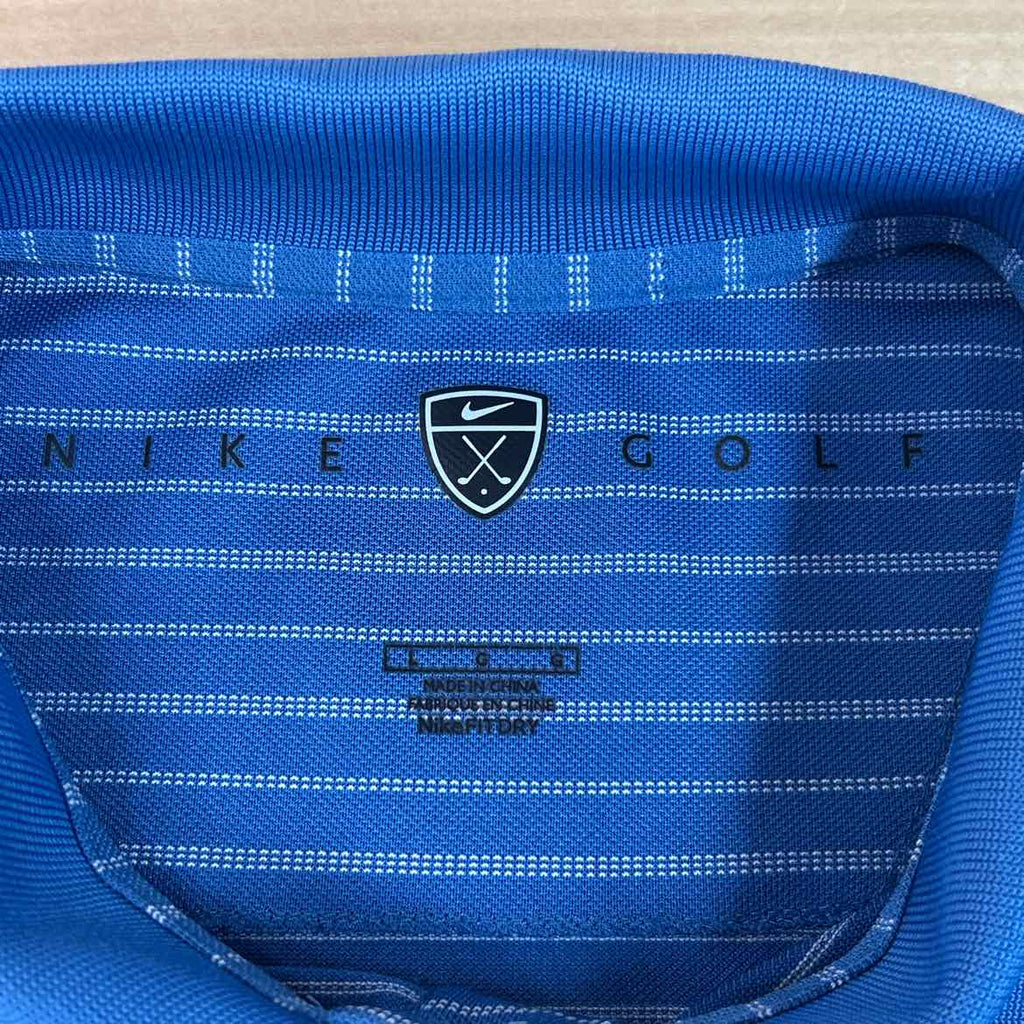 Nike Size L Blue Preloved MENS Polo