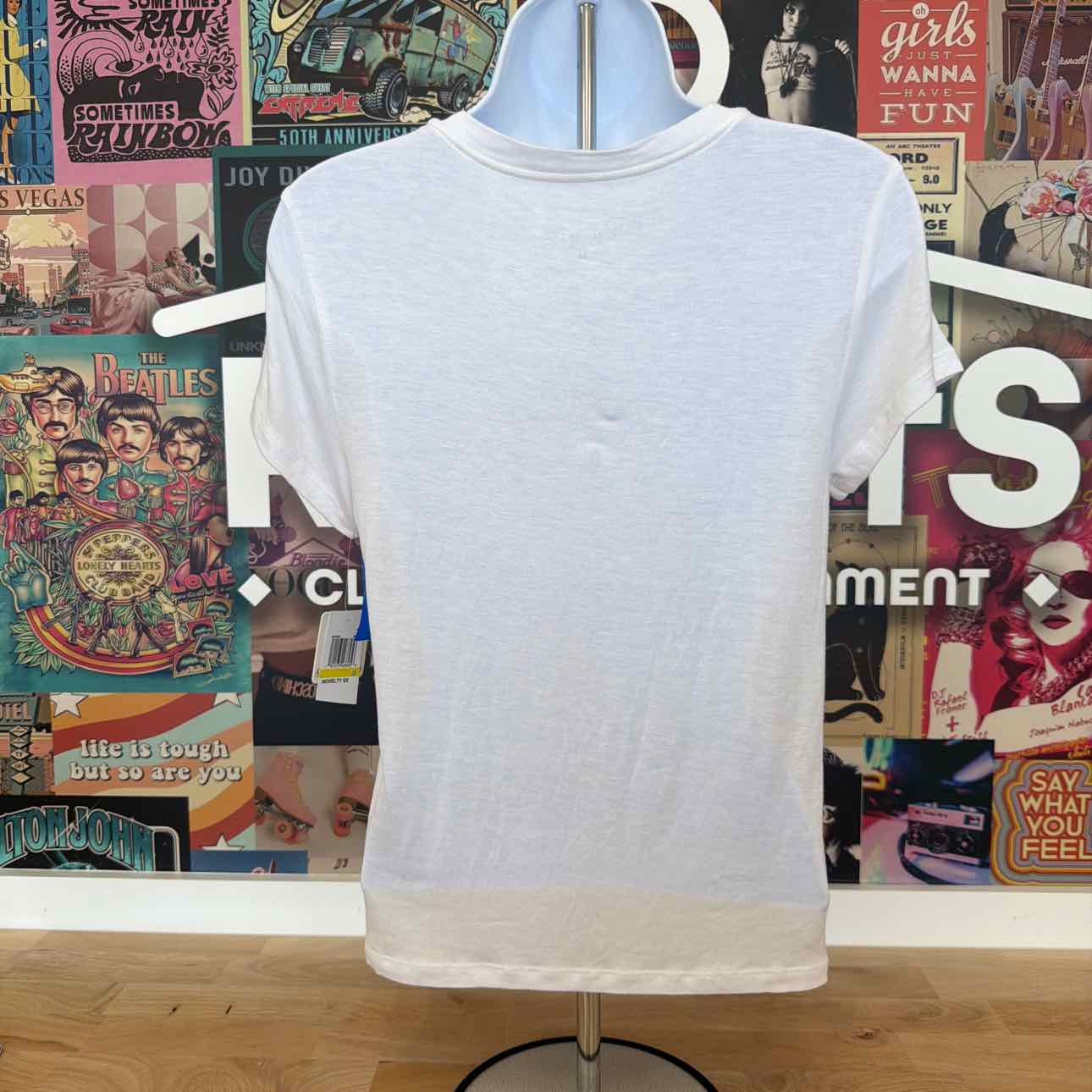 Rebellious One Size M Lobster Graphic T-Shirt - White Lobster