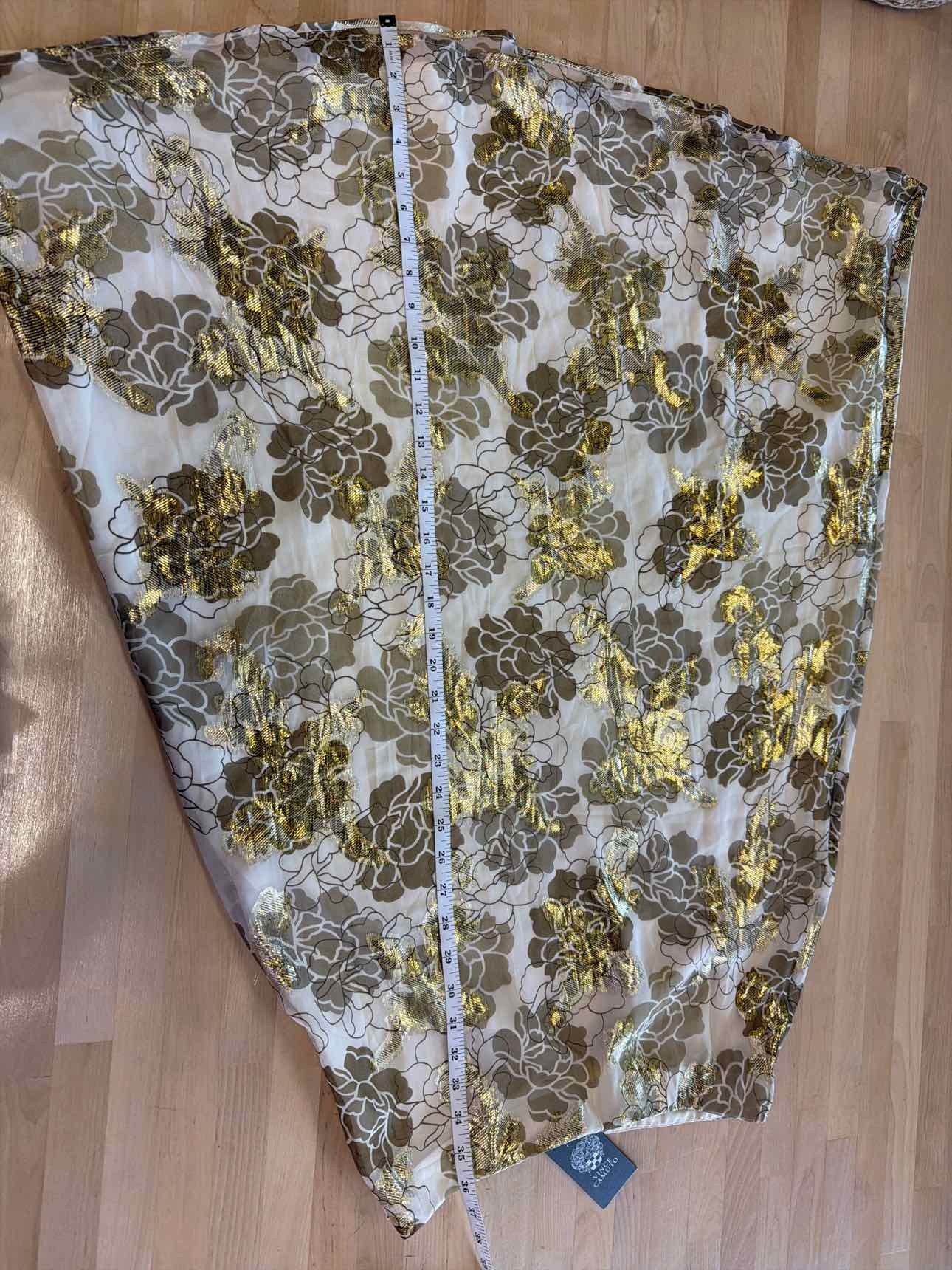 Vince Camuto Size S Gold Skirt