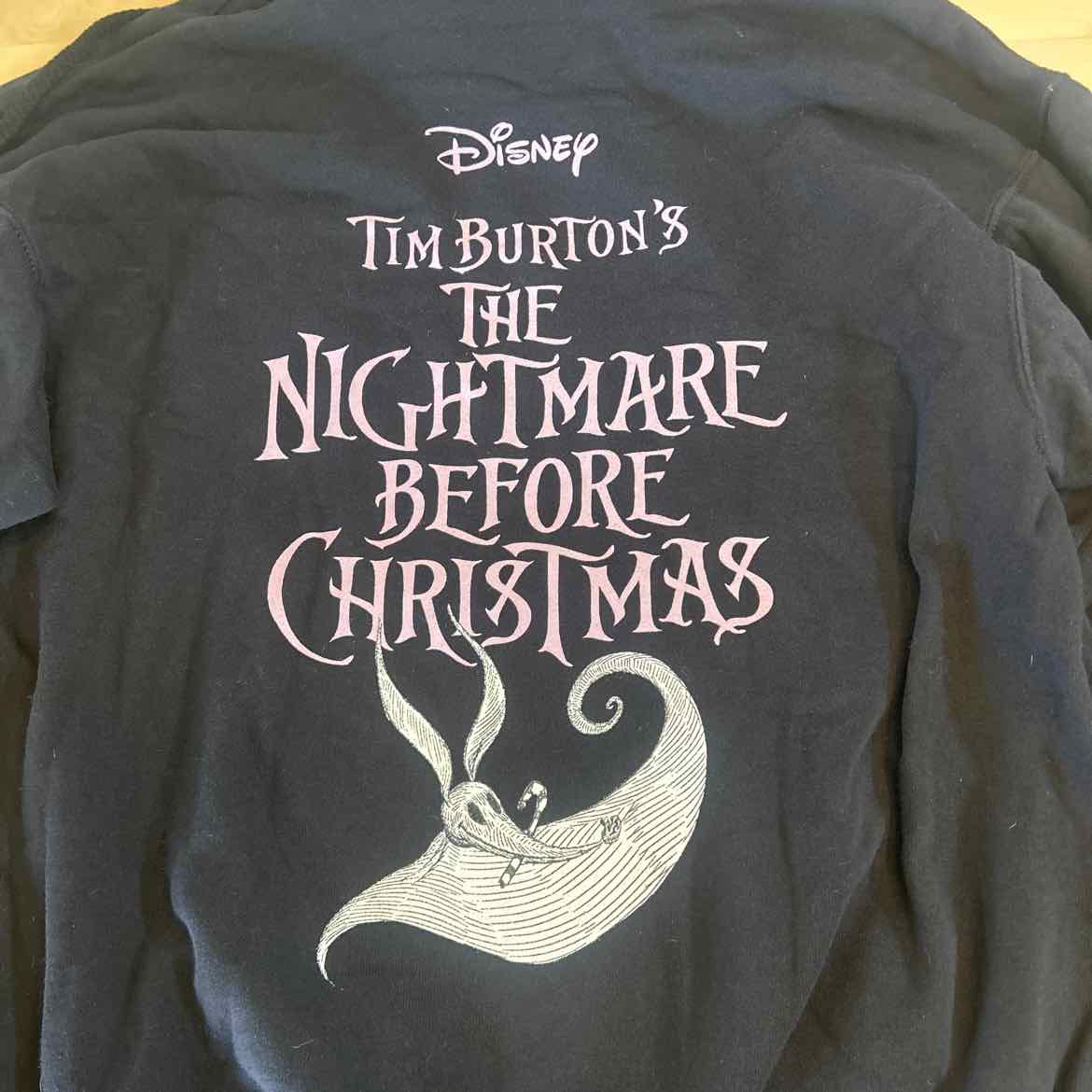 Disney Size L Black Preloved Hoodie
