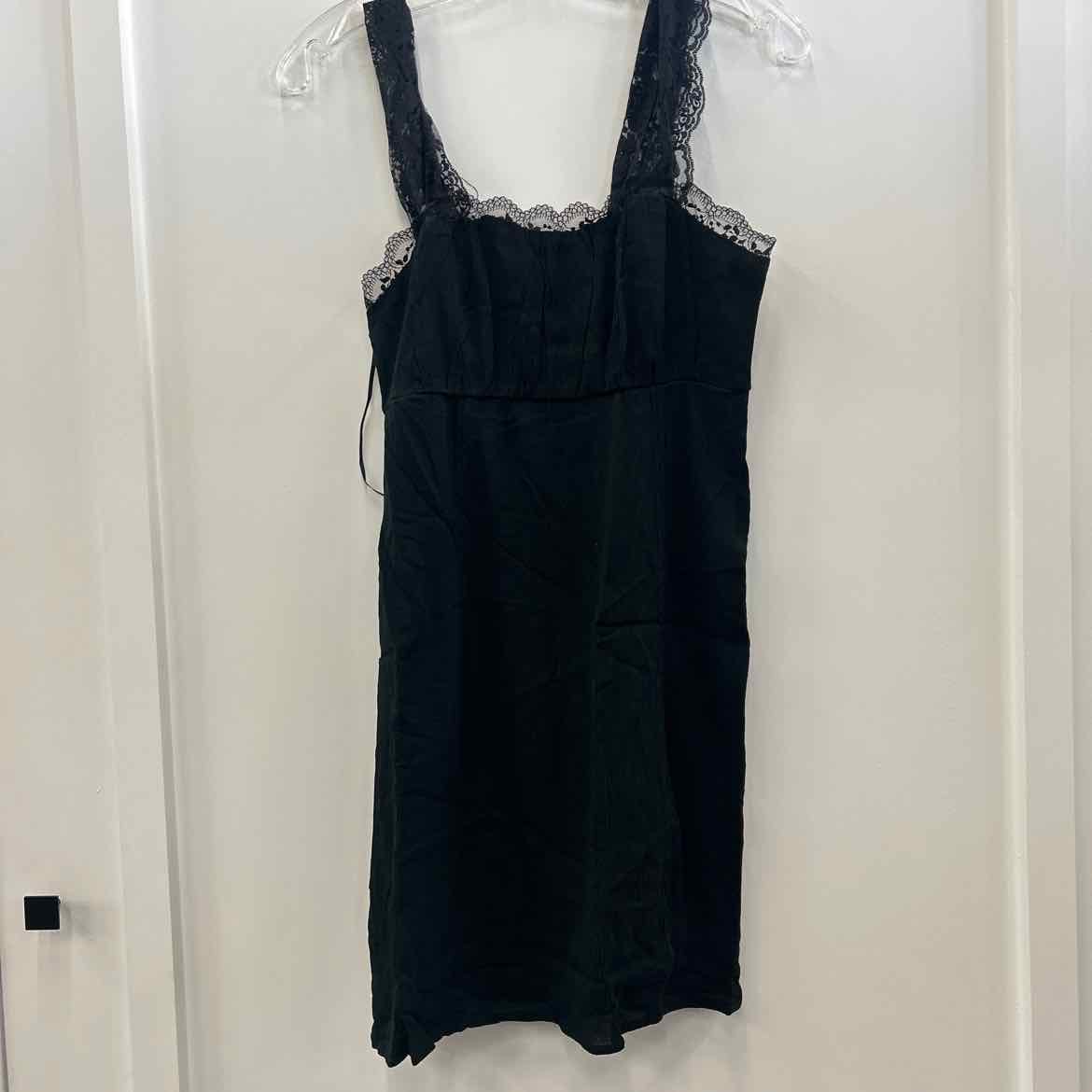 Self Esteem Juniors' Lace Trim Mini Dress
