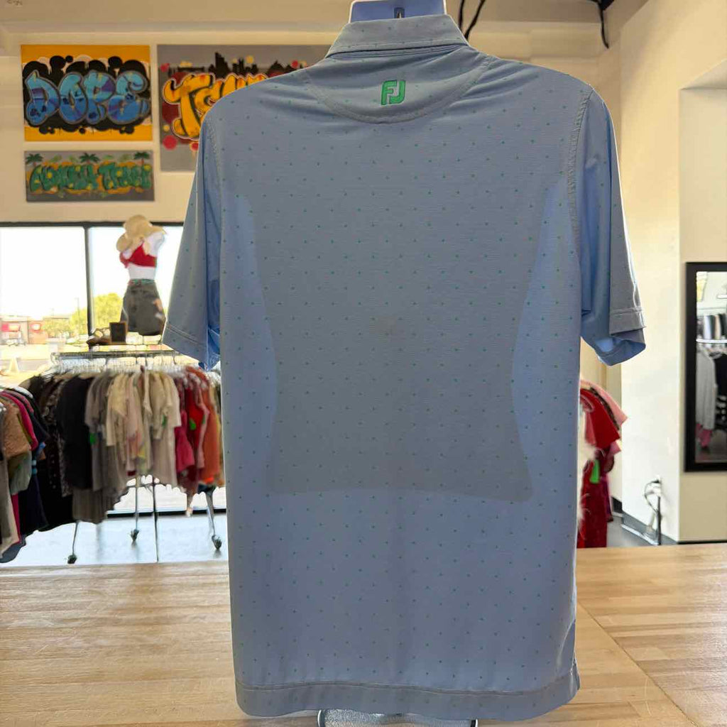 FootJoy Size M Blue Preloved MENS Polo