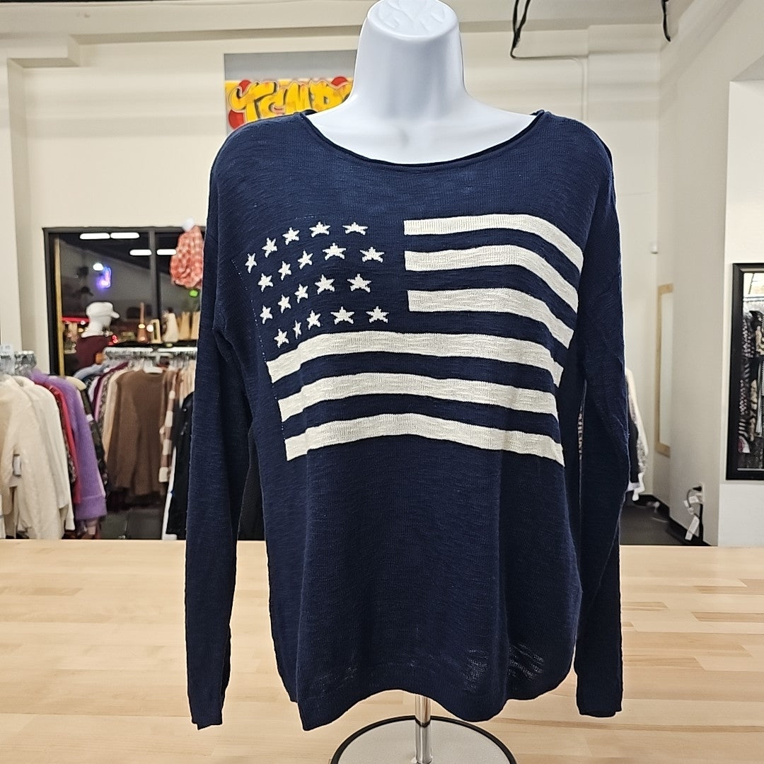 Giuliana Rancic Size S Netting Sweater