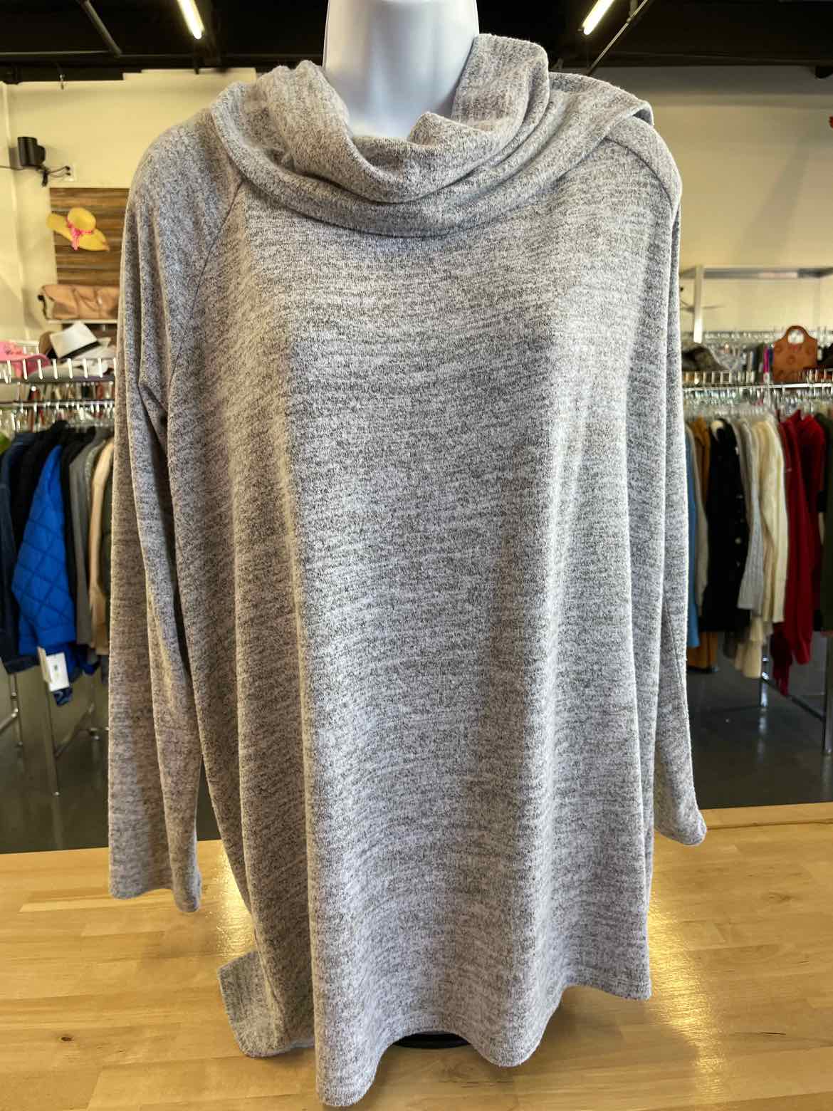 A New Approach Size L Gray Long Sleeve